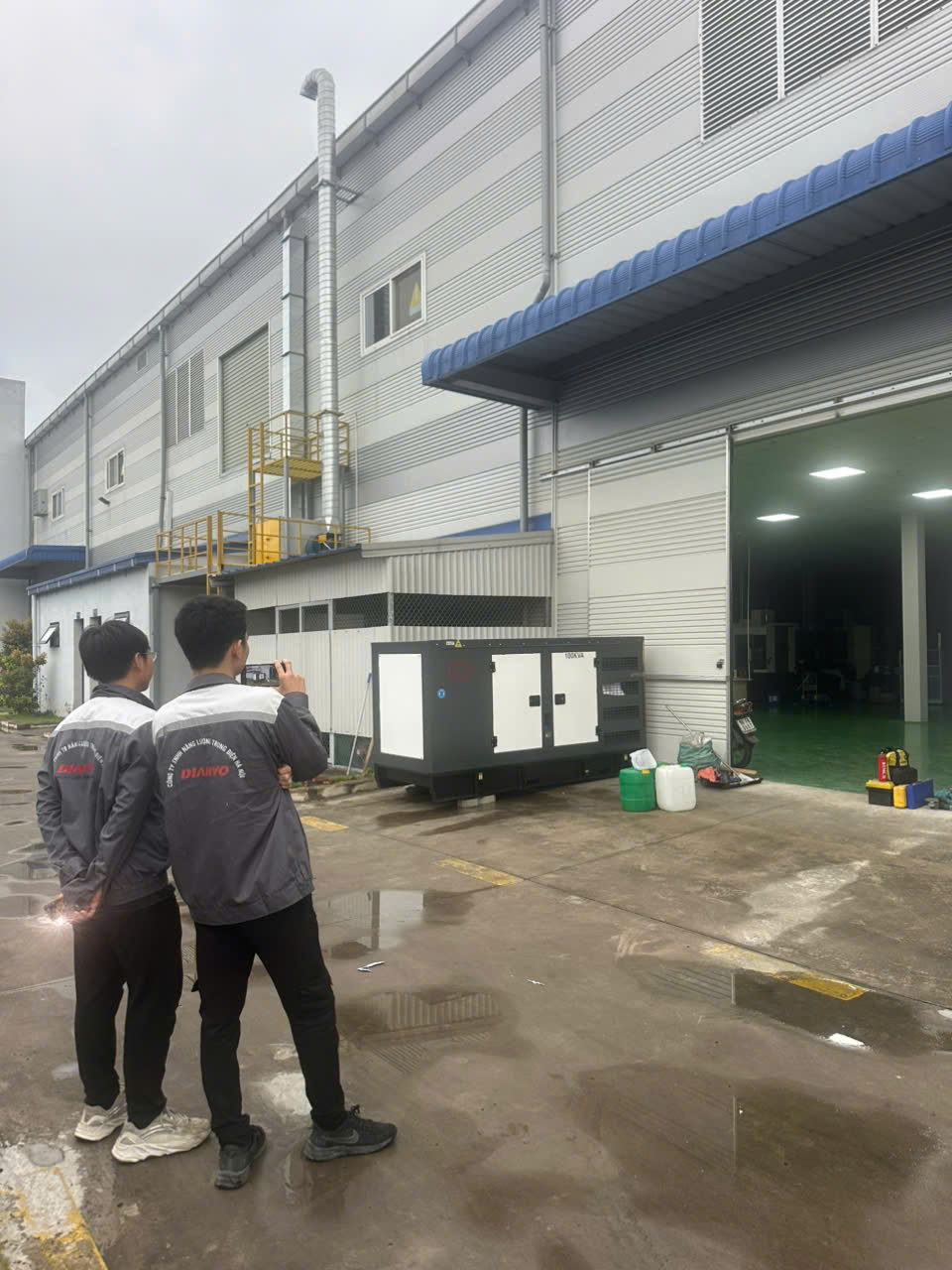Lắp đặt máy phát điện 100kVA DIANYO tại Bắc Giang: Giải pháp năng lượng ổn định cho dự án của bạn